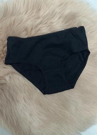 Классные черные трусики f&f, трусы, трусики