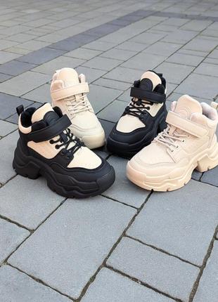 Демі хайтопи черевики для дівчинки