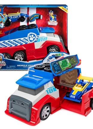 Игровой набор paw patrol spin master pit stop щенячий патруль