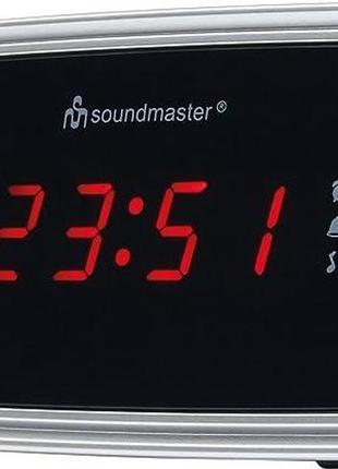 Soundmaster ur106sw ukw-pll радиочасы с фиксированным передатчиком память двойной сигнал будильника повтор сна