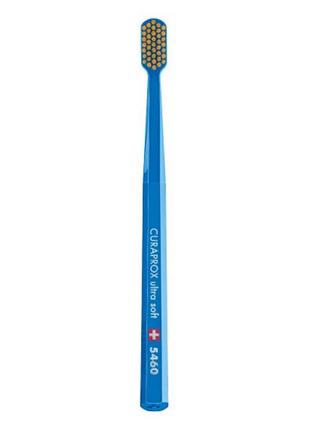 Зубна щітка curaprox cs 5460 ultra soft (синій/жовтогарячий)