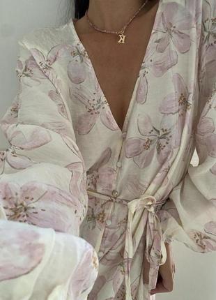 Платье макси на пуговичках