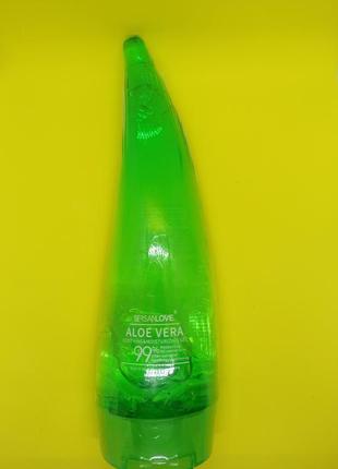 Гель для обличчя та тіла sersanlove 99% aloe vera soothing moisturizing gel, 260 мл2 фото