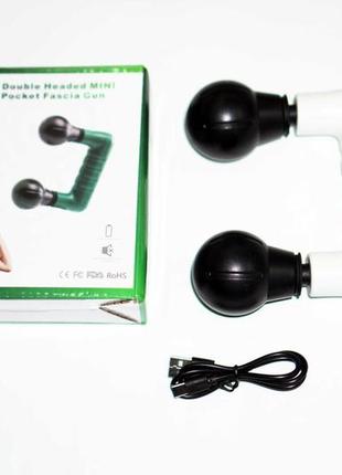 Fascial gun mp-8808 вібромасажер для м'язів акумуляторний
