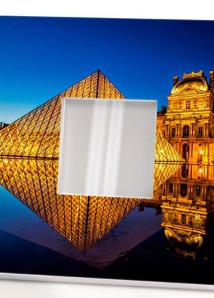 Декоративное зеркало "лувр. париж" необычный декор для спальни, подарок украшение дома, офиса