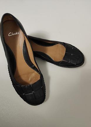 Туфли, балетки с натуральной кожи от clarks