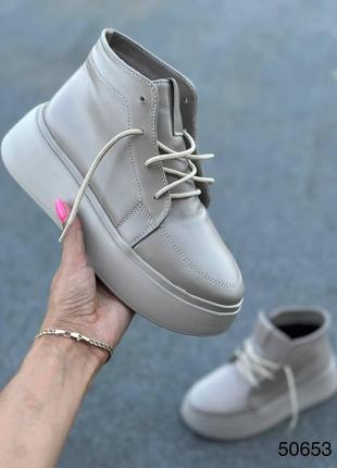 Черевики з натуральної шкіри/замші 5