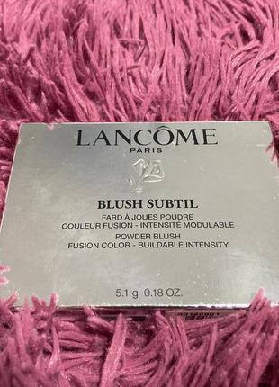 Пудровые румяна lancωme blush subtil