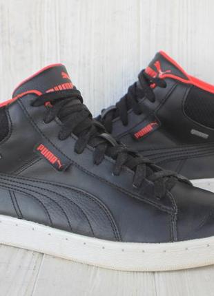 Кроссовки ботинки puma 1948 mid gore-tex кожа 38р кеды непромокаемые