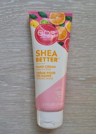 Крем для рук eos shea better hand cream pink citrus