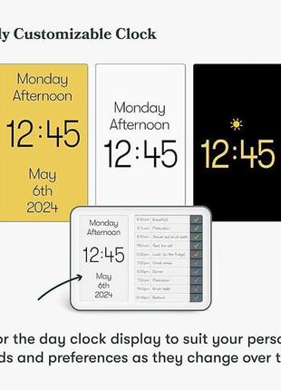 Relish day — годинник для слабоумства з диспетчером щоденних завдань, цифровий...