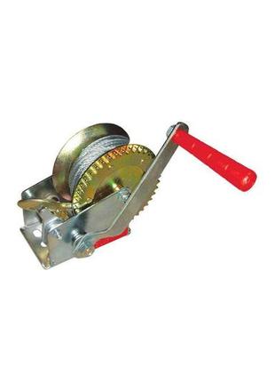 Лебідка важільна барабанна intertool - 450 кг сталевий трос 10 м