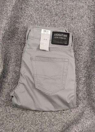 Новые мужские джинсы levissignature s67 athletic брюки оригинал серые