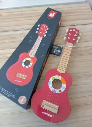 Моя перша гітара червона janod