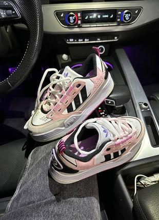 Женские кроссовки adidas 2000 white/pink5 фото