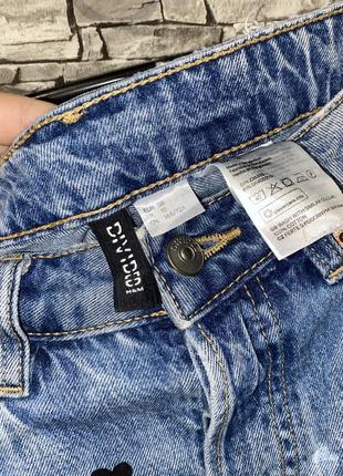Джинсы, джинсы с рисунком, джинсы микки маус4 фото