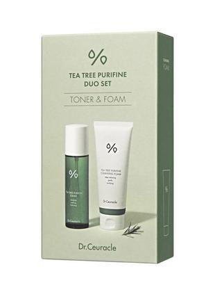 Набір засобів з чайним деревом dr.ceuracle tea tree purifine duo set
