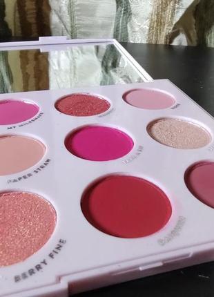 Палетка теней для век colourpop - strawberry shake
