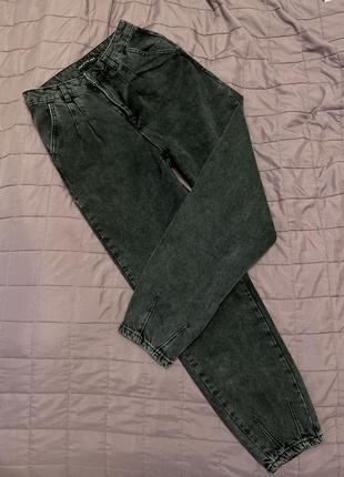 Джинси , джогери , чорні темні джинсові штани1 фото