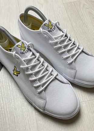 Мужские белые кеды lyle scott, размер 427 фото