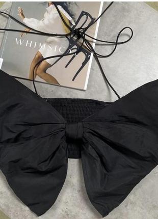 Zara крутий чорний опігінальний топ як новий2 фото