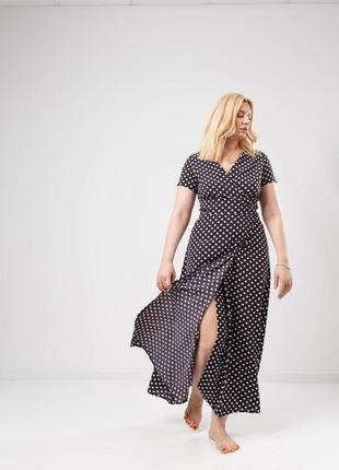 Літнє плаття в підлогу "кайлі"  | батал