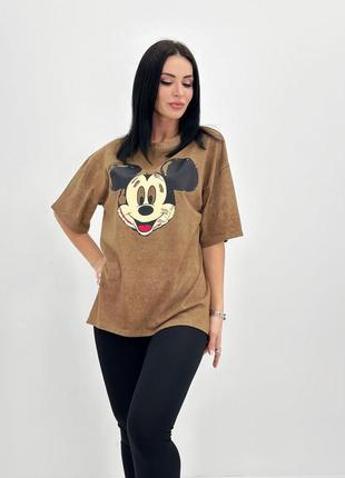 Жіноча футболка з малюнком "comic" (турція)  | батал