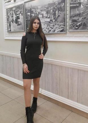 Сукня в рубчик