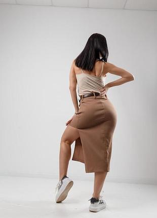 Юбка с фигурным разрезом "west"8 фото