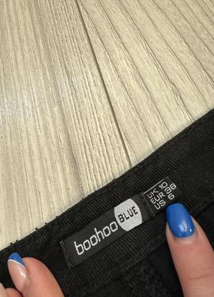 Джинсы карго брюки джоггеры с карманами черные9 фото