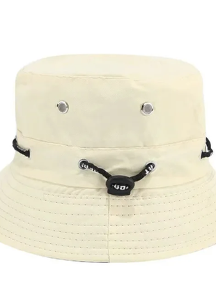 Панама шляпа летняя дышащая унисекс цвет хаки бежевая серая 56-58 см