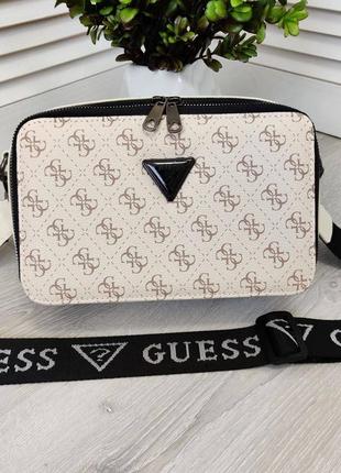 Сумка guess повноцінна крос-боді, сумочка guess кросс-боді, сумка міні лого guess