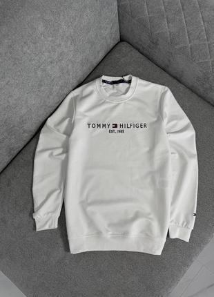 Світшот із замком must tommy hilfiger білий