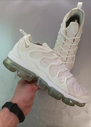 Кросівки nike air vapormax plus white1 фото