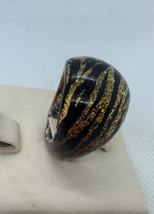 Кольцо  бижутерия мурано2 фото