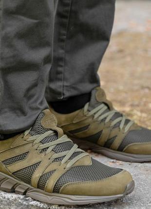 Тактичні літні кросівки. 35-46р олива. натуральна гідрофобна шкіра! stlm-1012