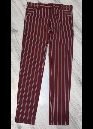 Фірмові стильні  штани брюки скінни вузькі укорочені