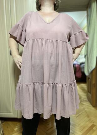 Туника-платье большого размера4 фото