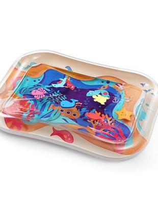Развивающий коврик водный от 3-х месяцев (babyono польша, 66 х 50 см)