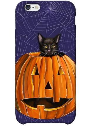 Чехол с принтом на айфон 6 / айфон 6с cat and pumpkin / чехол с принтом на iphone 6 / iphone 6s