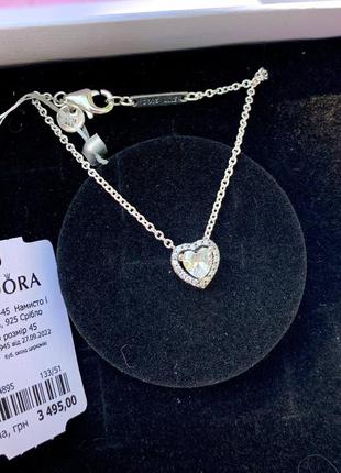 Подарочный набор pandora «искренние чувства» комплект пандора серьги пандора ожерелье серебро7 фото