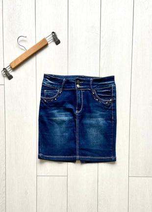Юбка женская джинсовая
