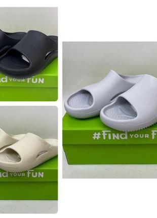 Шлепанцы крокс кроксы унисекс crocs mellow slide слайды (р. 36-46)
