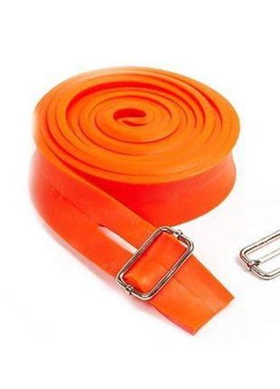 Жгут резиновый спортивный ta-3936 2,5м оранжевый (56363005), zelart