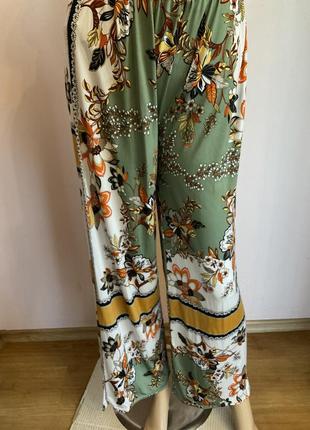 Принтові свобілні  штани/s/ france