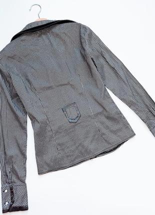 Женская клетчатая рубашка прямого кроя на пуговицах от бренда kalicyu3 фото