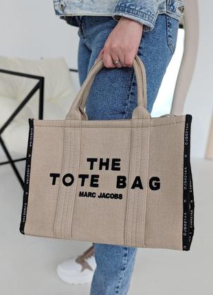 Сумка the jacquard medium tote bag текстиль4 фото