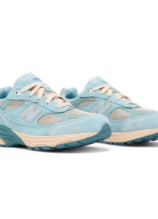 Кроссовки new balance x joe freshgoods 993 made in Arctic blue голубые женские