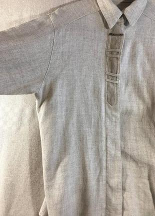 Scheiber льняная с вискозой австрийская рубашка этатно бохо3 фото