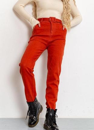 Штани жіночі, колір теракотовий, 131r1112 фото